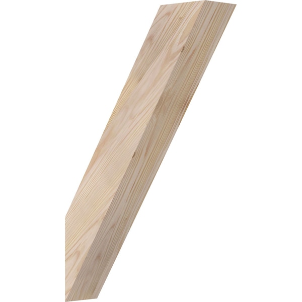Ekena Millwork 3 1/2"W x 14"D x 22"H Traditional Smooth Knee Brace, Douglas Fir BRC04X14X22TRA00SDF - main